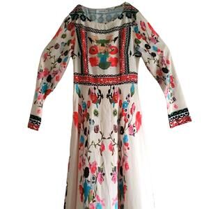 Floral Maxi Dress - Multicolor